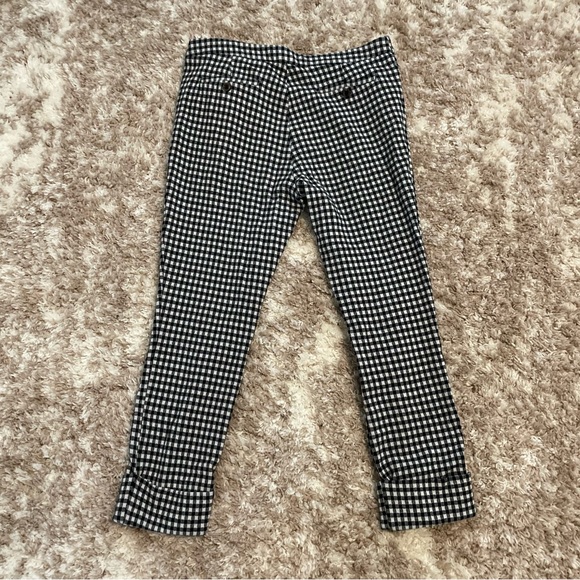 Anthropologie the essential crop flare check dress pants size 8 - Picture 4 of 9